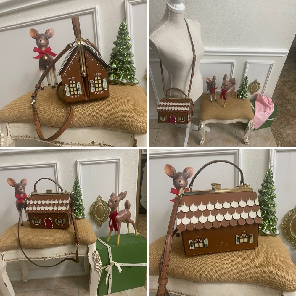 Kate Spade Gingerbread House Crossbody  Novelty - Picture 13 of 16